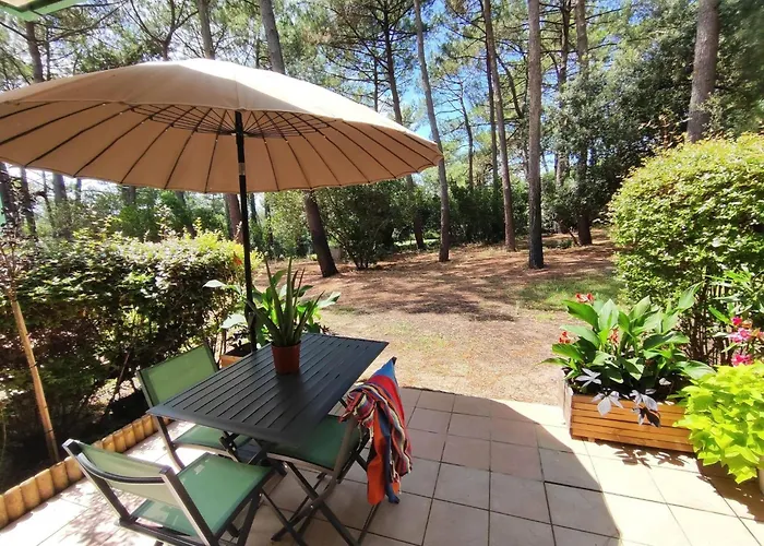 Ferienhaus Belle Maison Avec Acces Piscine Et Golf Lacanau
